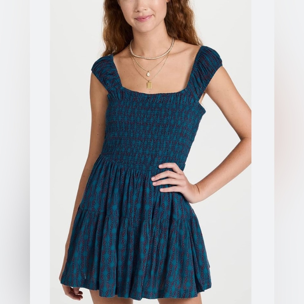 Smock top Free People summer dress - Picture 3 of 7